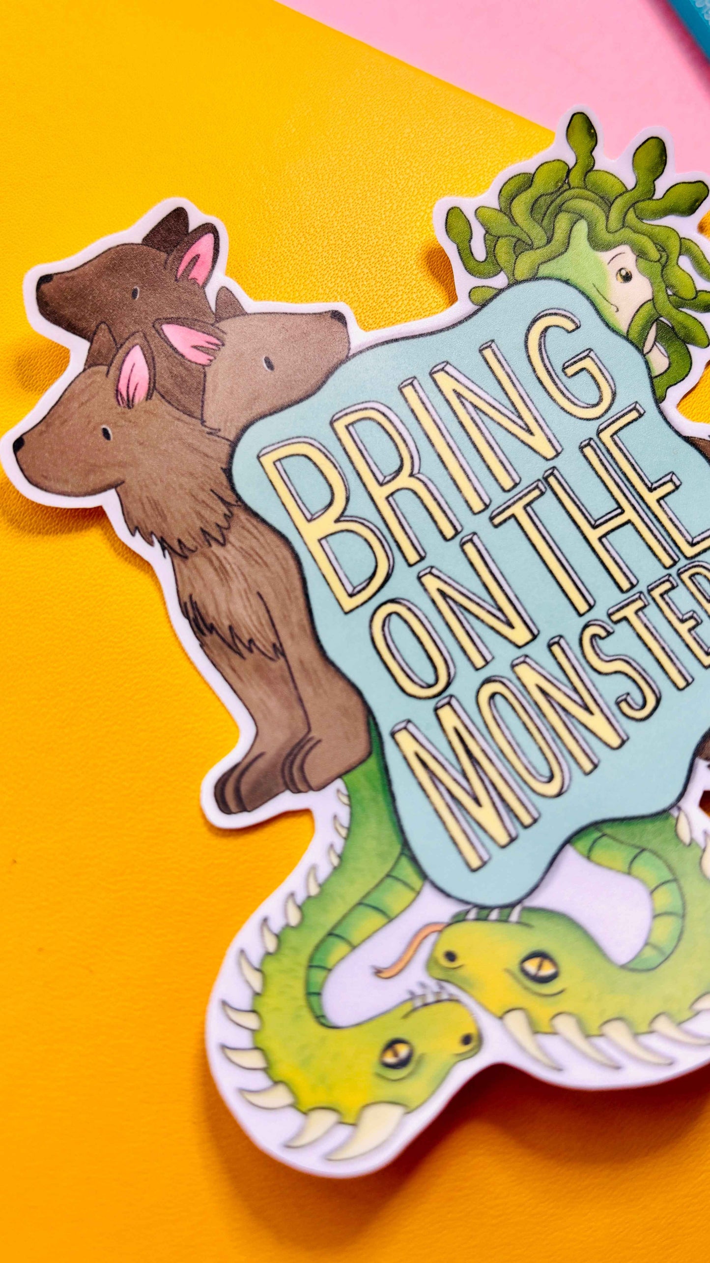 Greek Mythology Monsters Vinyl Sticker