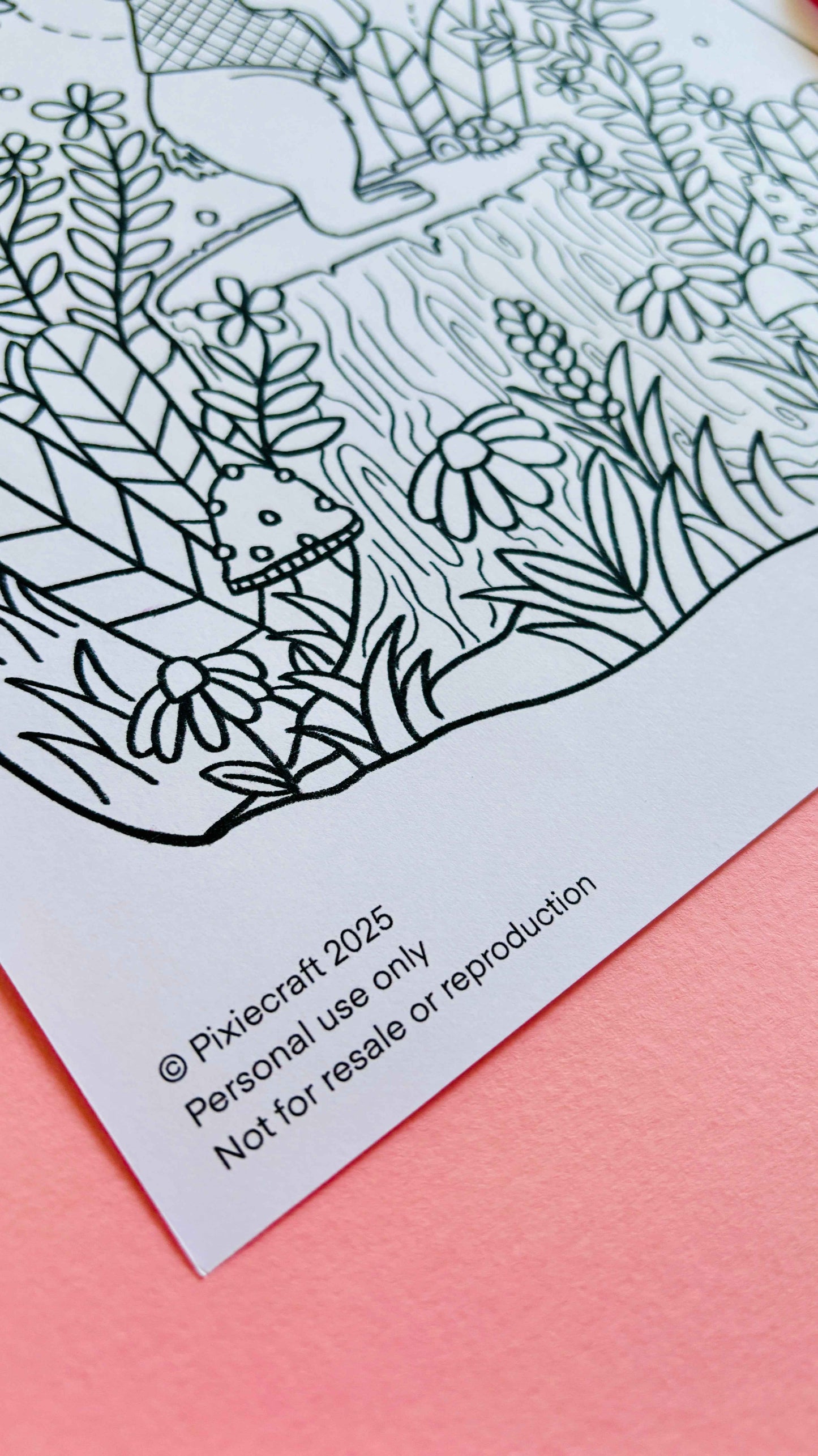 FREE Easter Bunny PDF Colouring Page