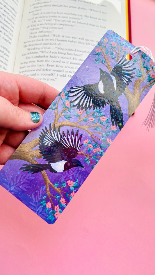 Magpie Gift Holographic Bookmark