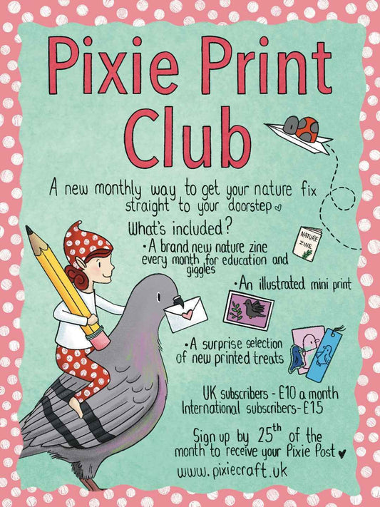 Pixie Print Club International Monthly Subscription