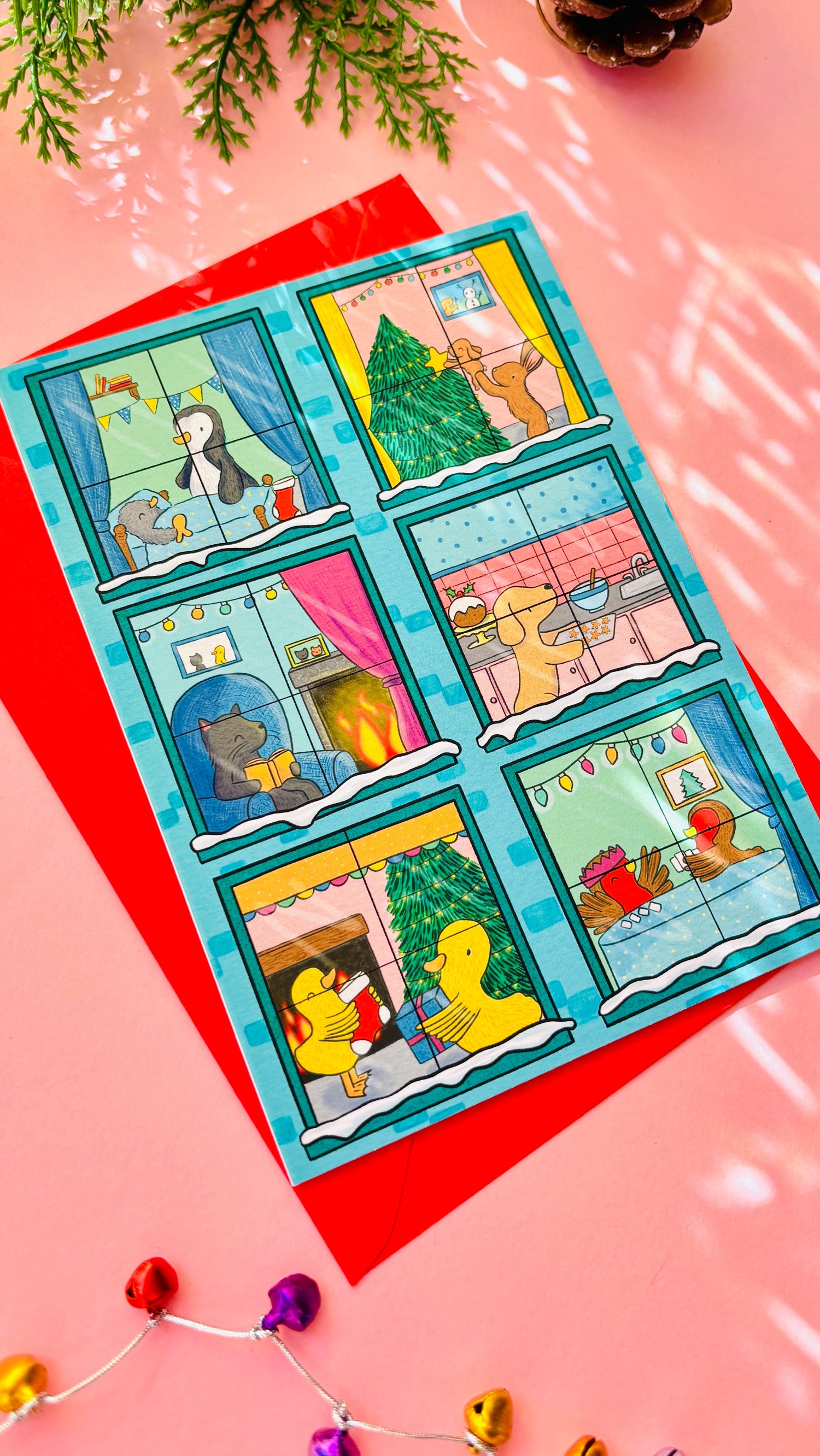 Christmas products including illustrated activity books