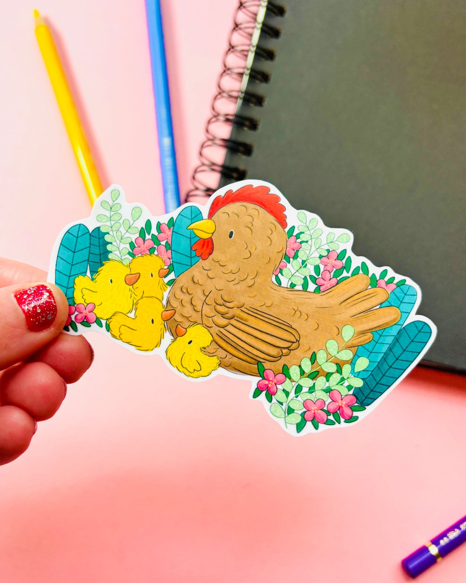 Rainbow Book sticker decal