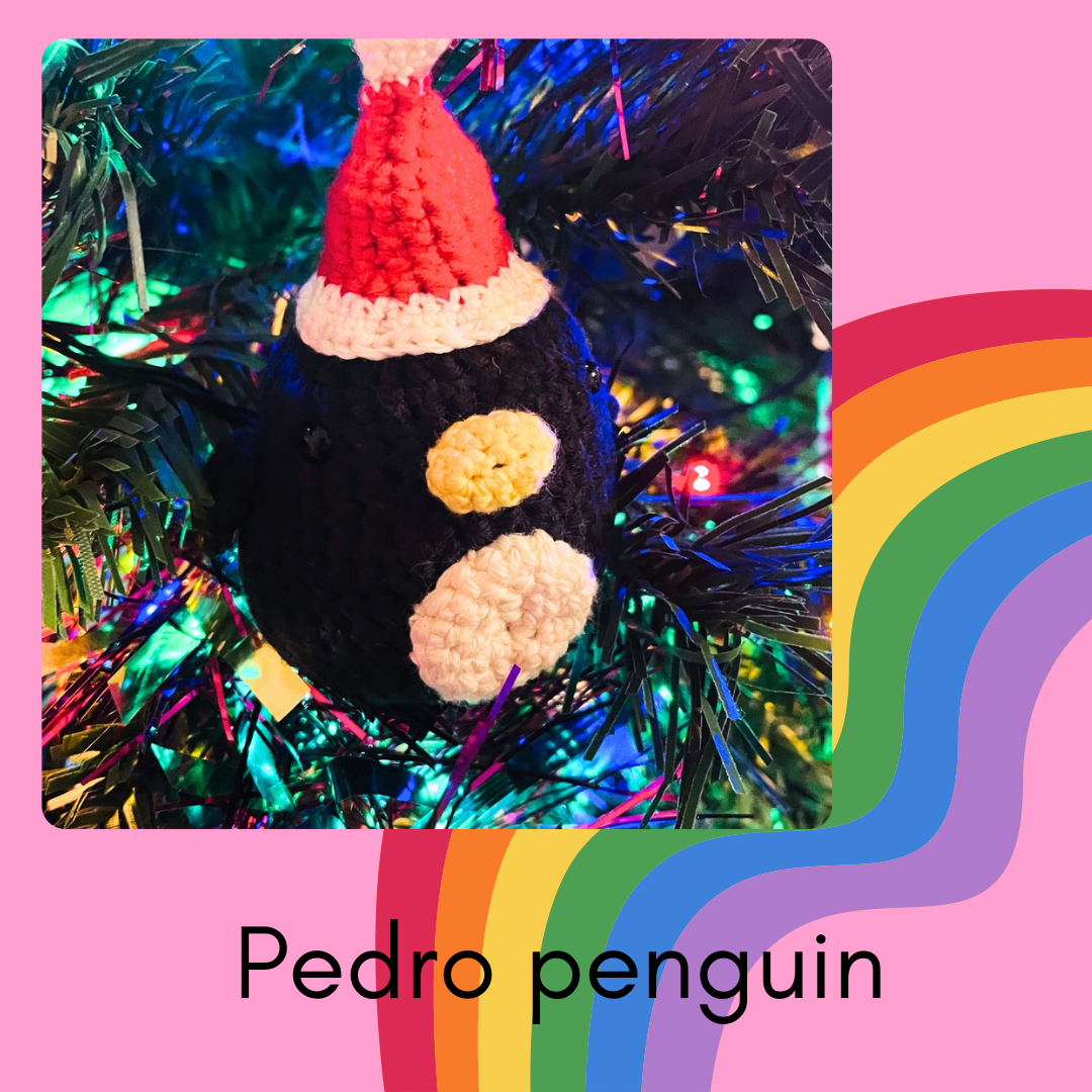 Pedro Penguin Christmas Bauble Friend