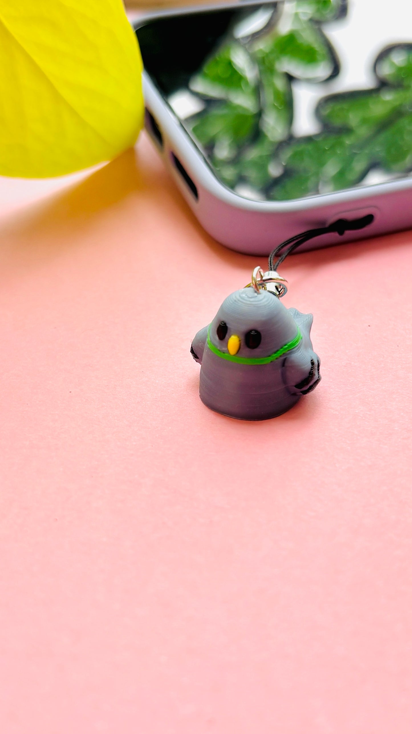 Pablo Pigeon Phone Charm- Original 3D Design