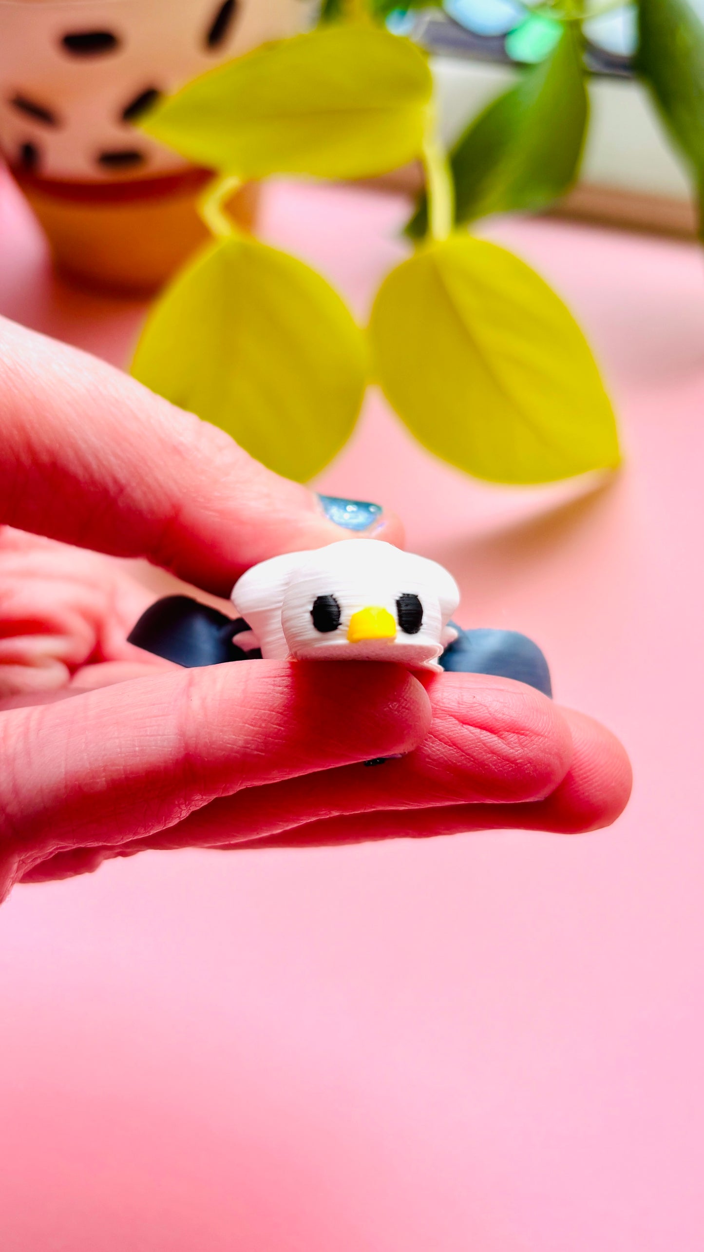 Chip the Seagull Keyring- 3D Printed Bird Trinket