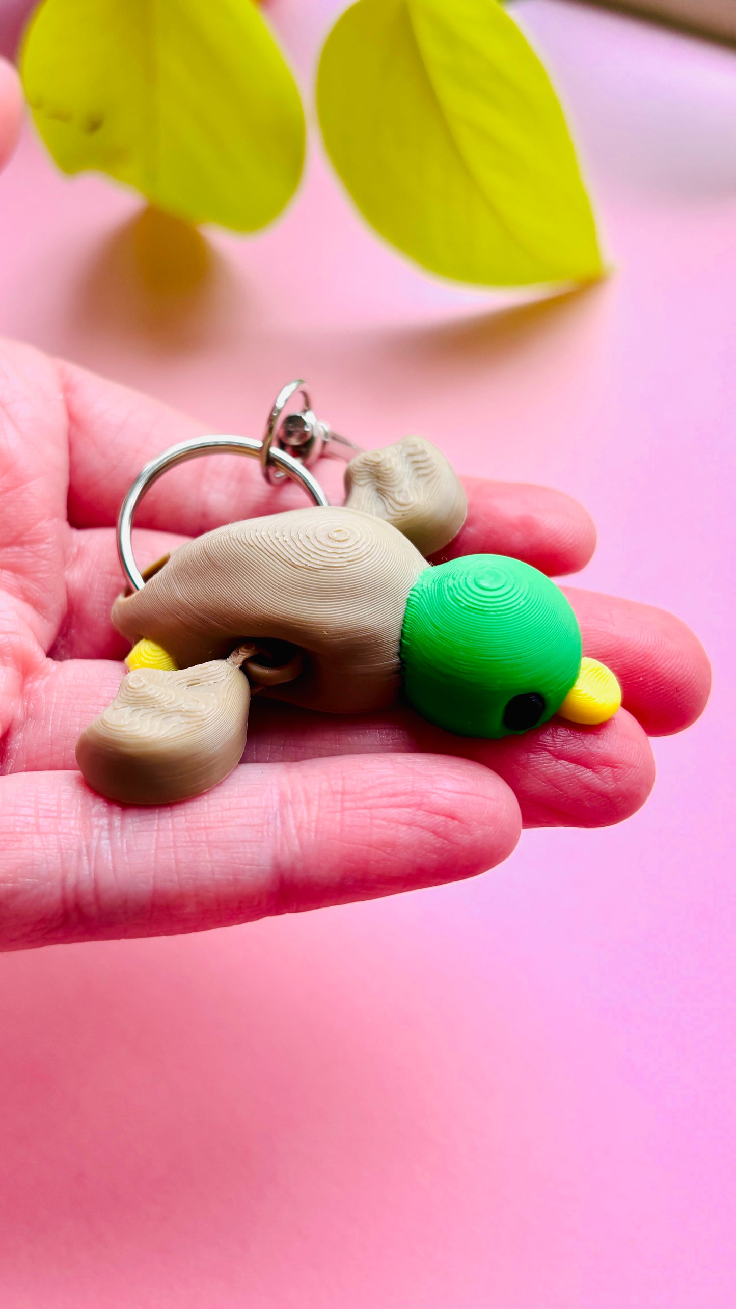 Merlin Mallard Duck Keyring- 3D Printed Bird Trinket