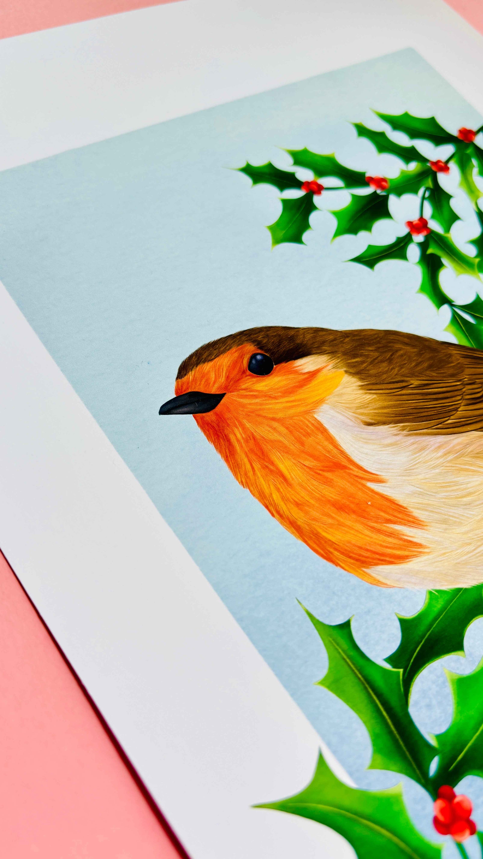 Robin Art Print- Nature Inspired Wall Art