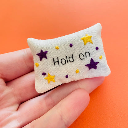 ‘Hold on’ Pocket calmer- Flowers or Stars