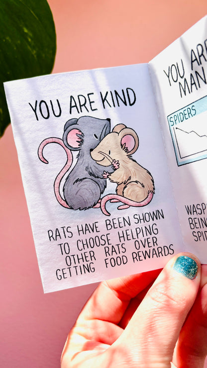 Affirmations for the Under Appreciated – Mini Animal Zine