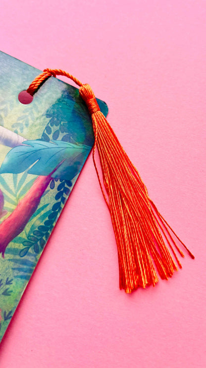 Orangutan Bookmark – Handmade Wildlife Bookmark for Book Lovers