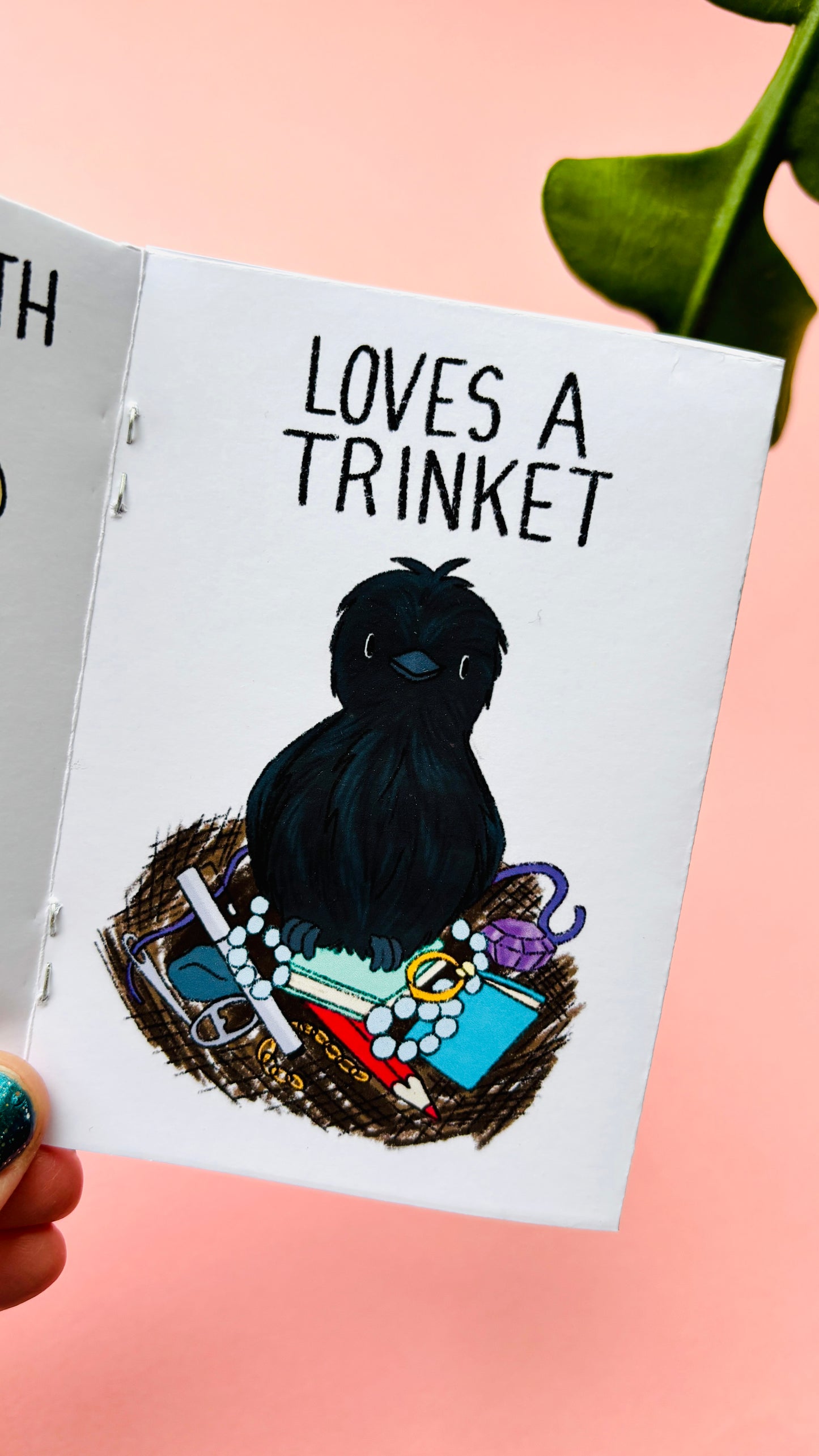 Reasons to be a crow zine- a funny zine of appreciation for Crows