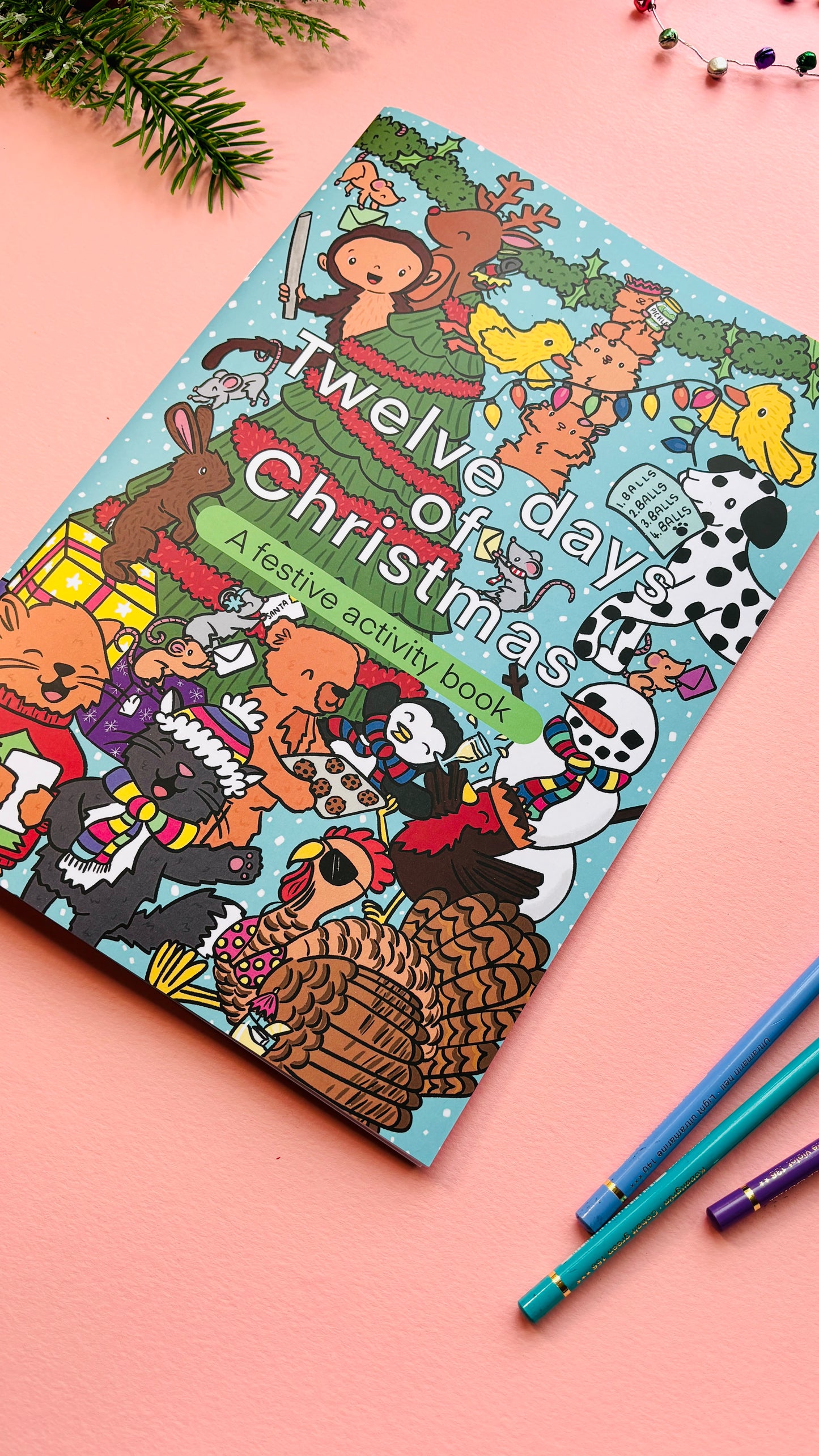 Twelve days of Christmas: a festive activity book