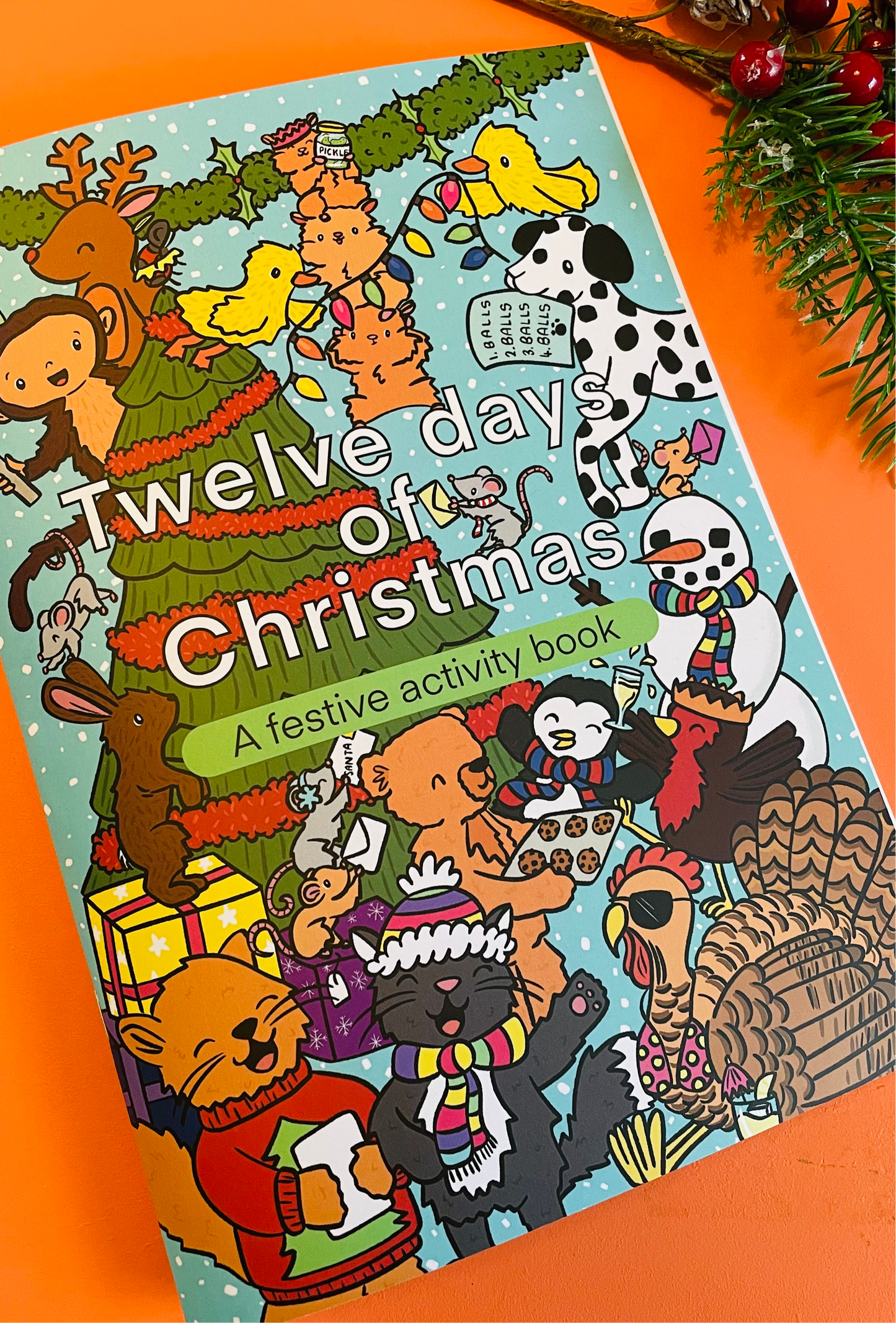 Twelve days of Christmas: a festive activity book