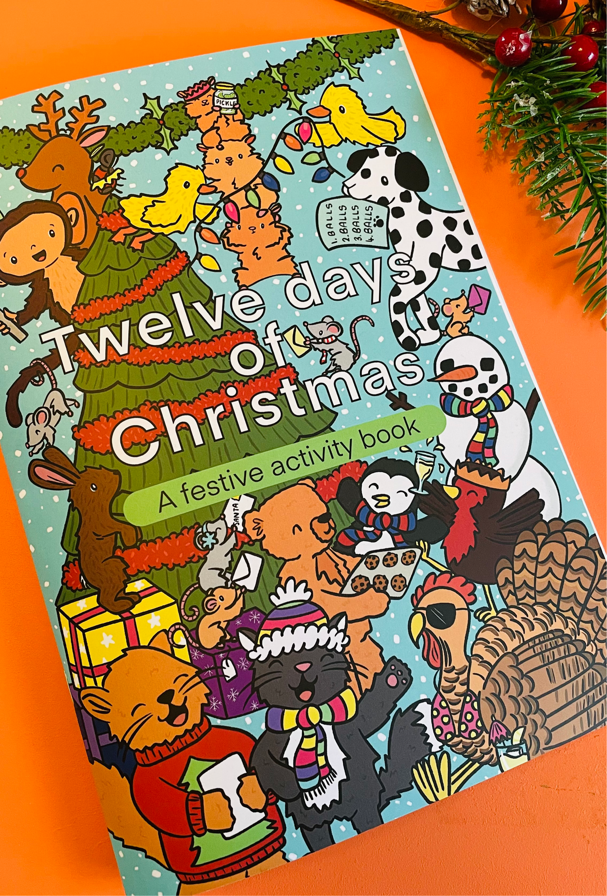 Twelve days of Christmas: a festive activity book