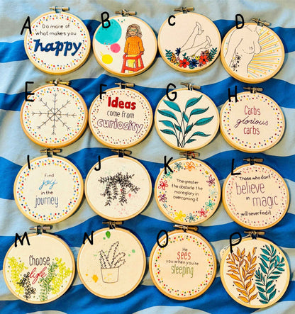 CLEARANCE 4 inch embroidery hoop