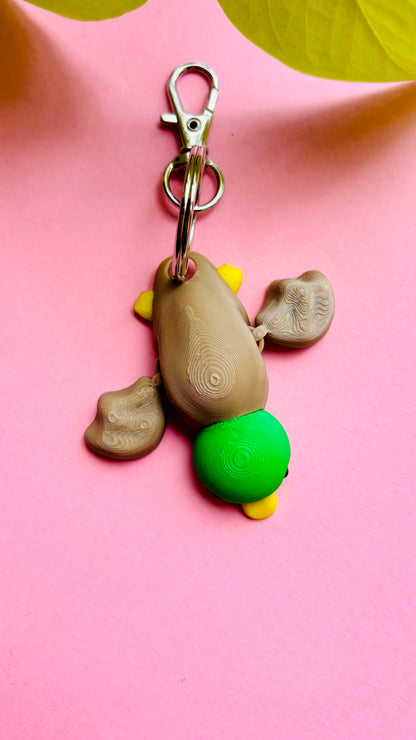 Merlin Mallard Duck Keyring- 3D Printed Bird Trinket