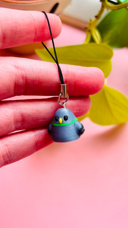 Pablo Pigeon Phone Charm- Original 3D Design