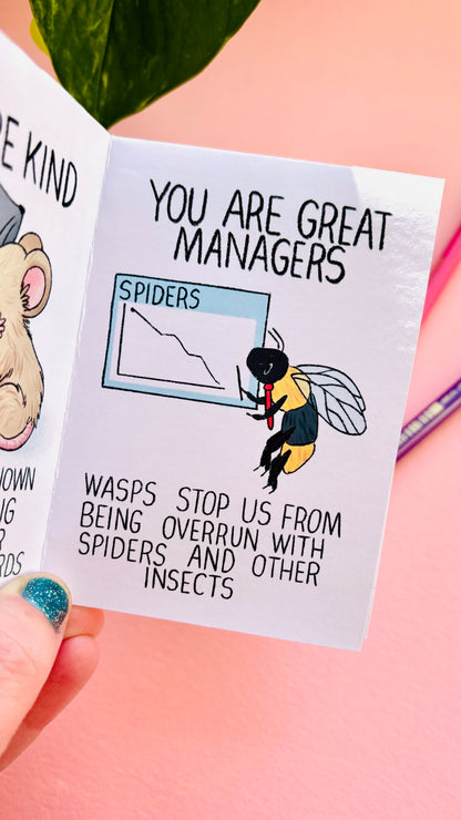 Affirmations for the Under Appreciated – Mini Animal Zine