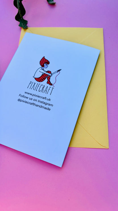 Happy Cake Day Card- Cute Handmade Food Based Greetings Card