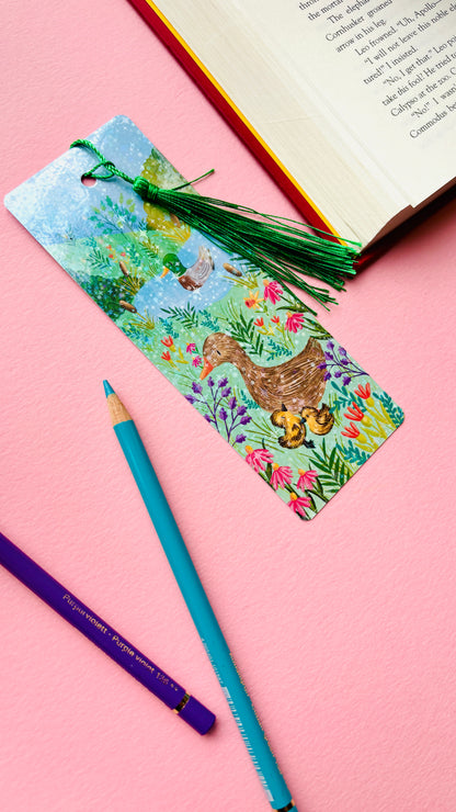 gift for book lovers inspired by British wildlife with duck art