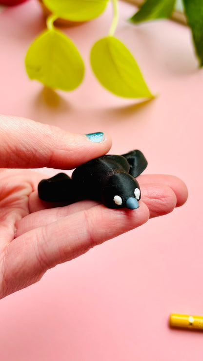 Charlie Crow Keyring- 3D Printed Bird Trinket