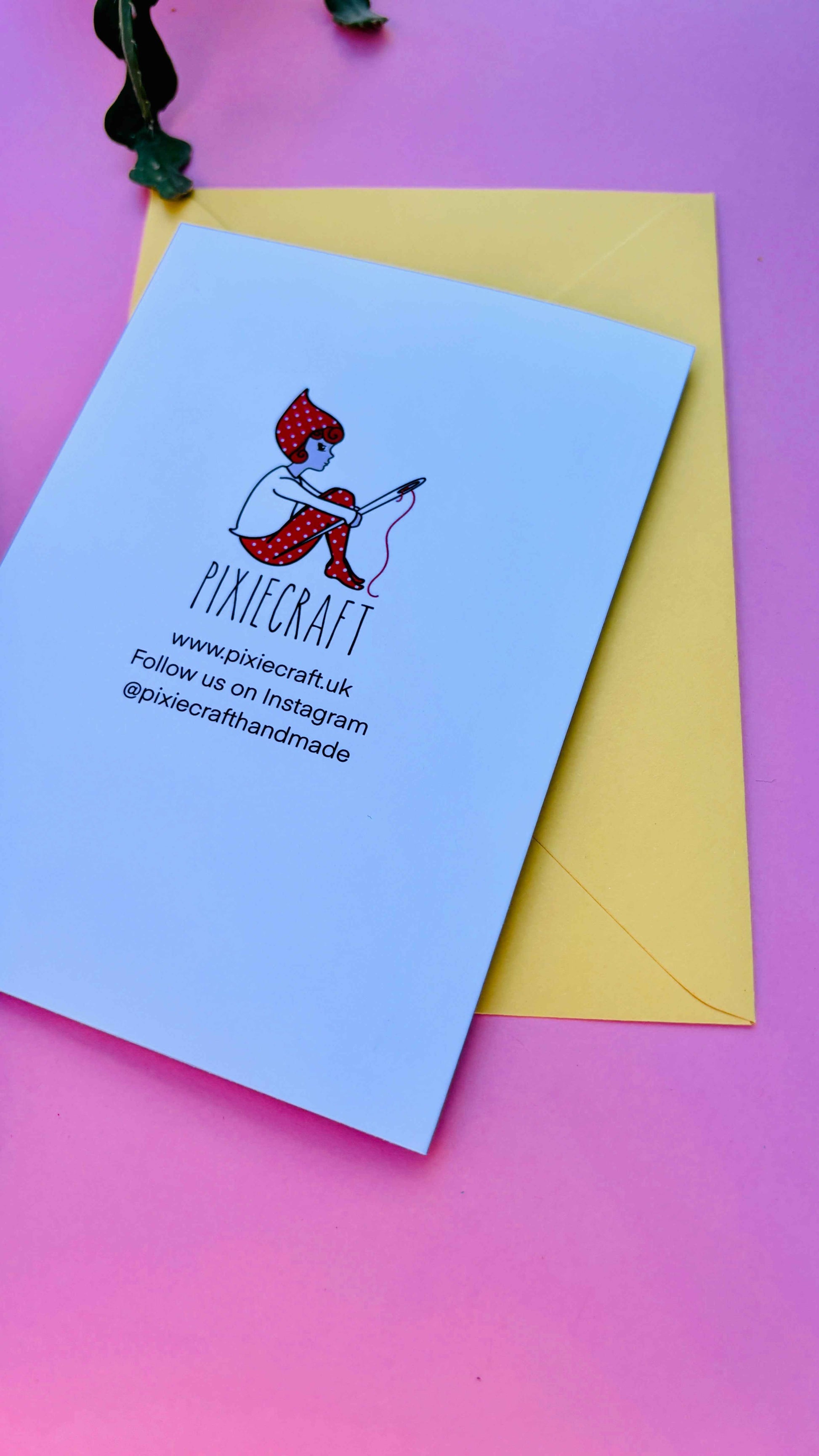 Rainbow Sunshine Blank Greetings Card- Handmade Just Because Card