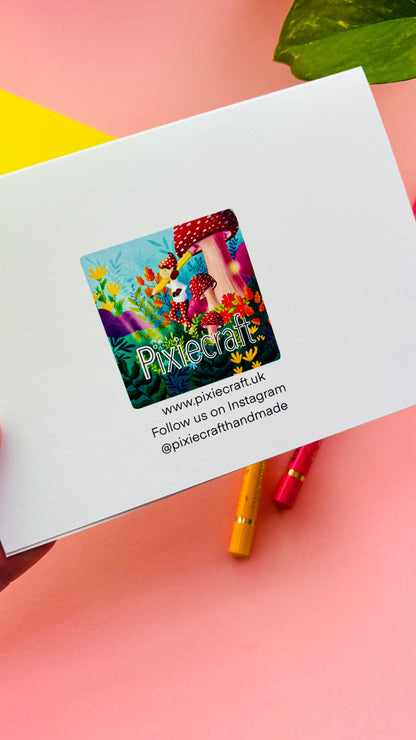 Bronze-Wing Pigeon Blank Art Card- Wildlife Illustration