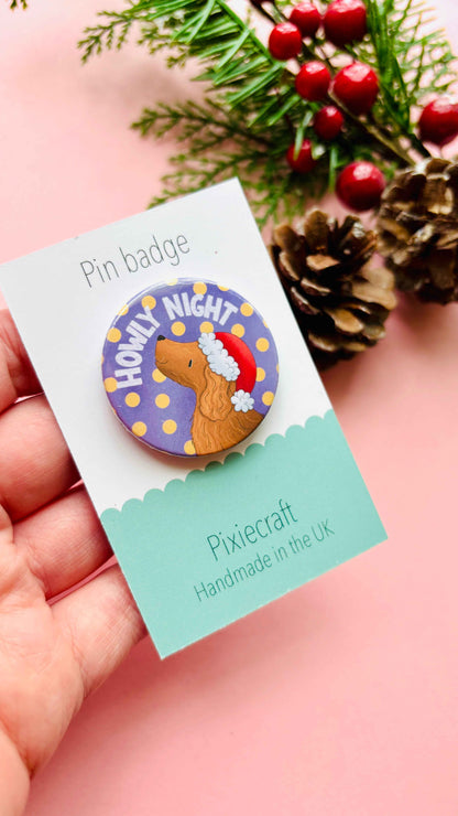 Funny Christmas Badges/Magnets Pick