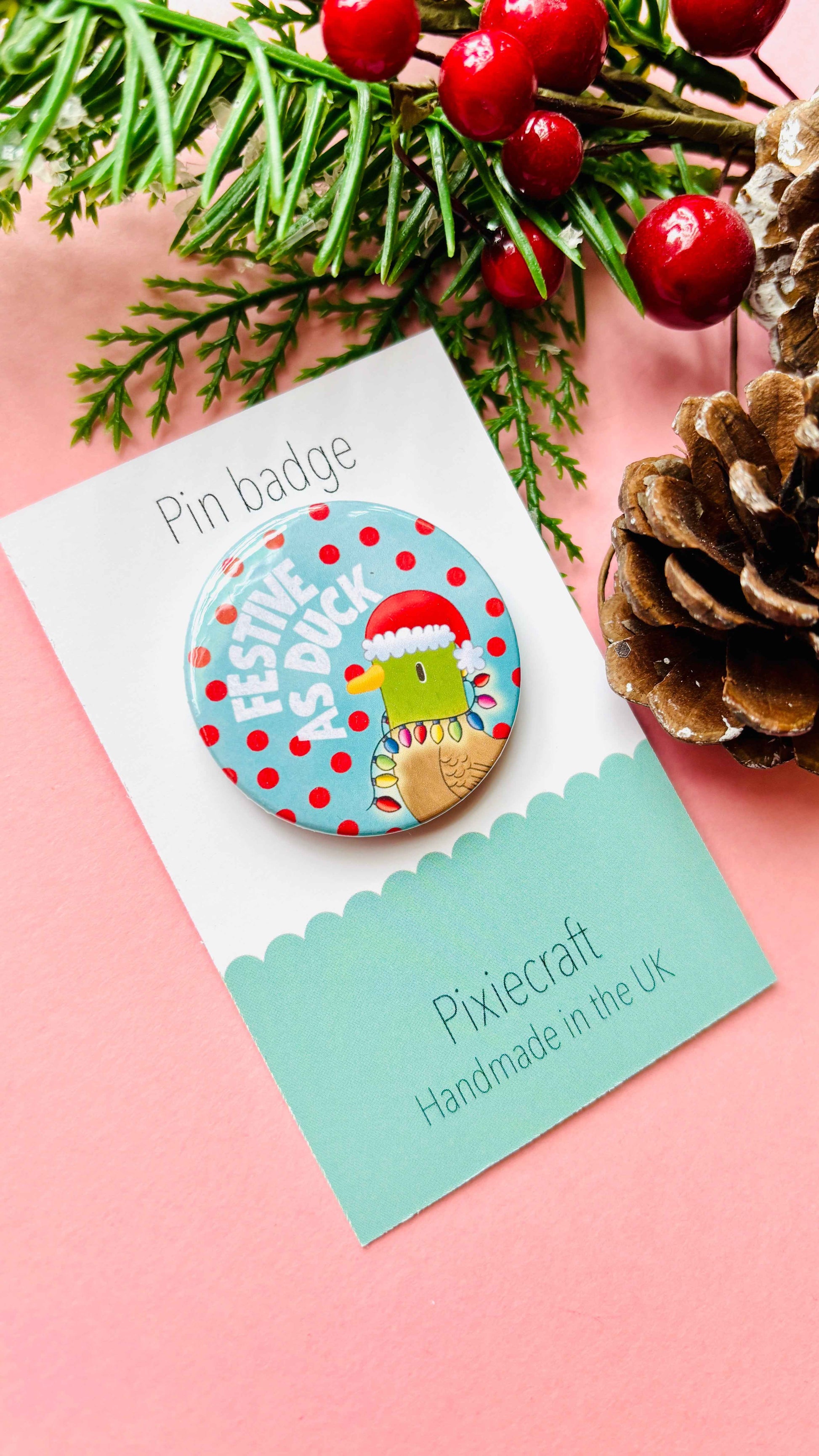 Funny Christmas Badges/Magnets Pick