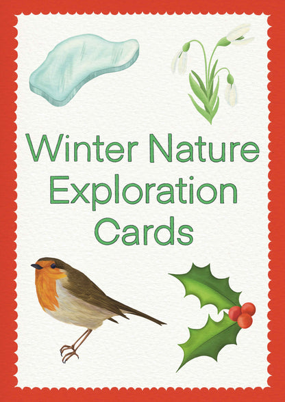 PRE-ORDER Winter Nature Scavenger Hunt Cards for Kids | Eco-Friendly Outdoor Christmas Gift