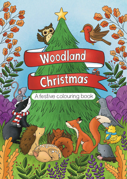 PRE-ORDER Woodland Christmas Colouring Book- Delivery by 6/11/25