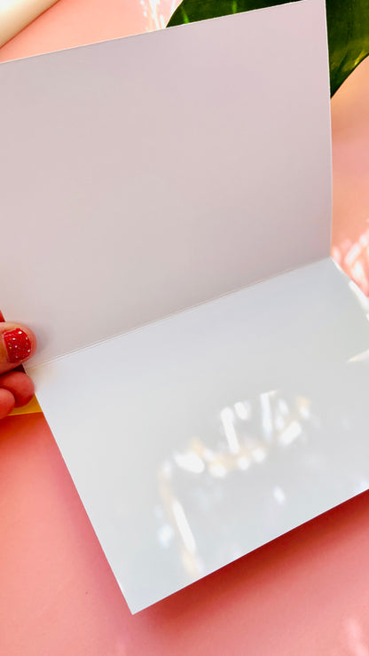 Penguin New Baby Card – “Welcome to the World” Handmade Card