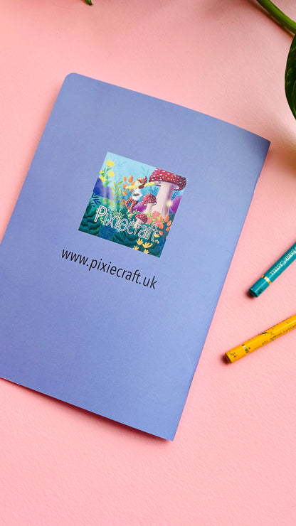 A5 British Owls Blank Notebook- Illustrated British Wildlife Stationery