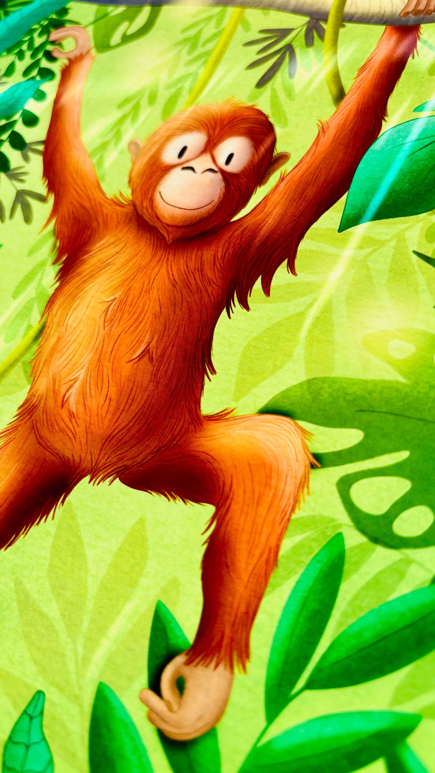 Orangutan Art Print – Whimsical Jungle Wall Art