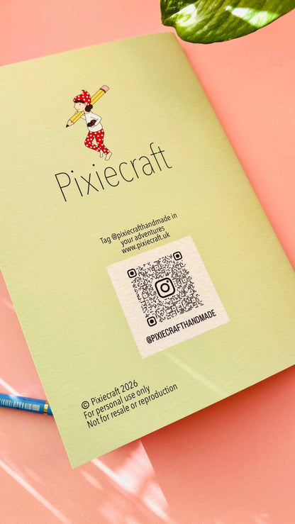 Back cover nature journal