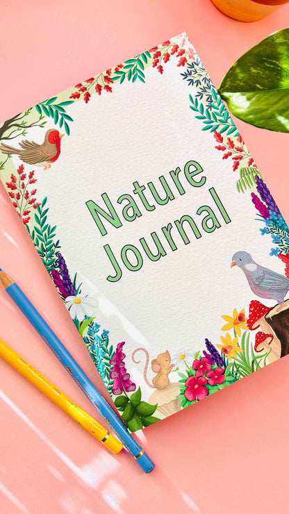 Nature Observation Journal – A5 Illustrated Nature Notebook