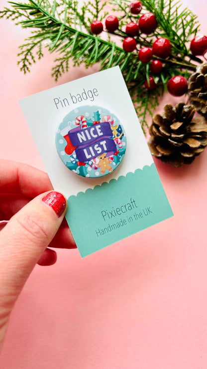 Funny Christmas Badges/Magnets Pick