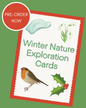 PRE-ORDER Winter Nature Scavenger Hunt Cards for Kids | Eco-Friendly Outdoor Christmas Gift