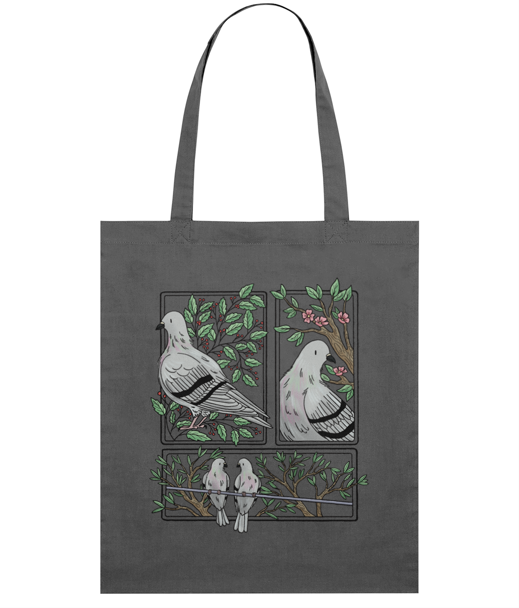Pigeon Lover Organic Tote Bag