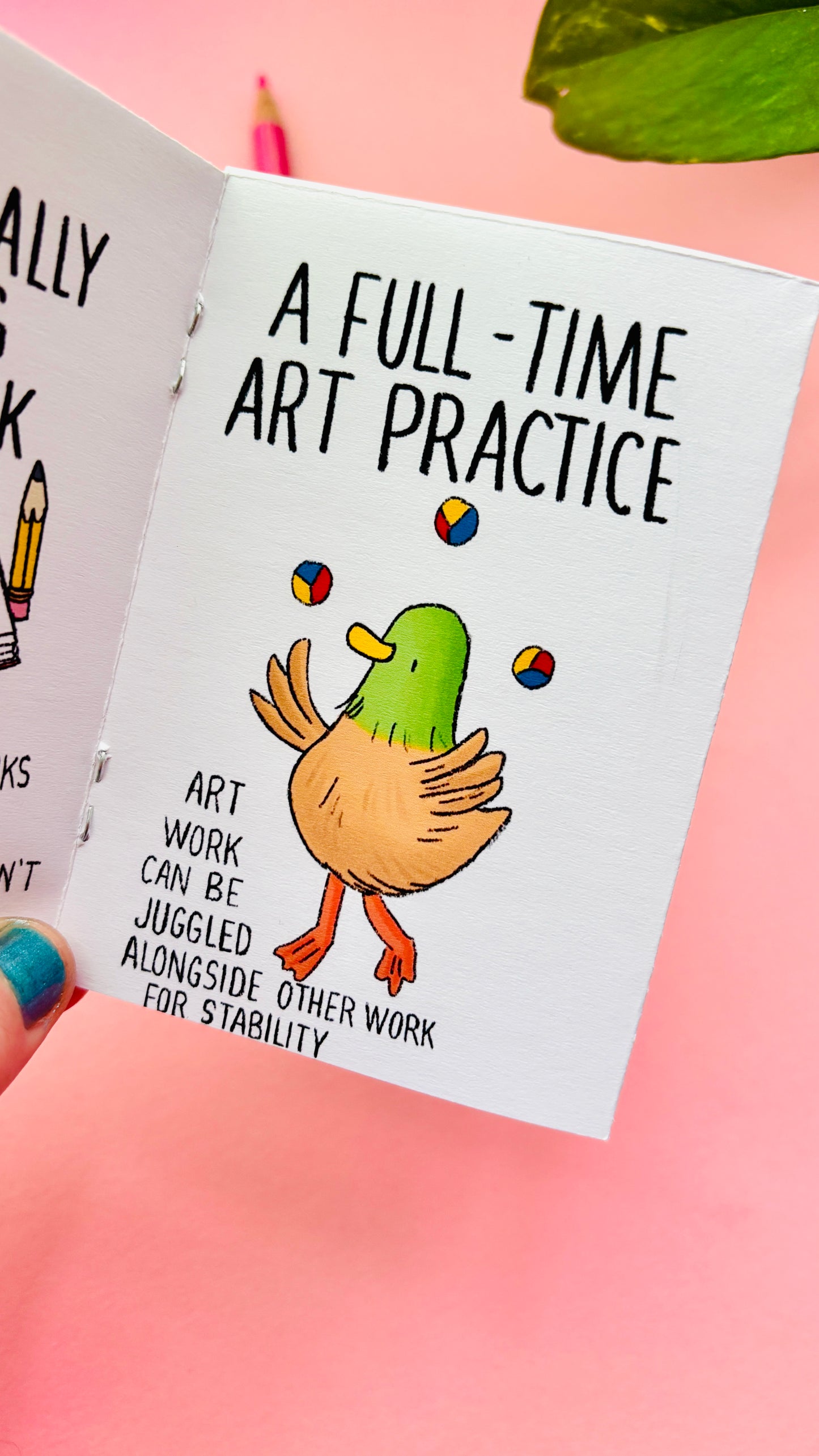 artist advice zines, indie creative zine designed and printed in the UK