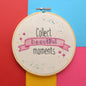 Collect Beautiful Moments Hand Embroidery Hoop Art - Pixiecraft